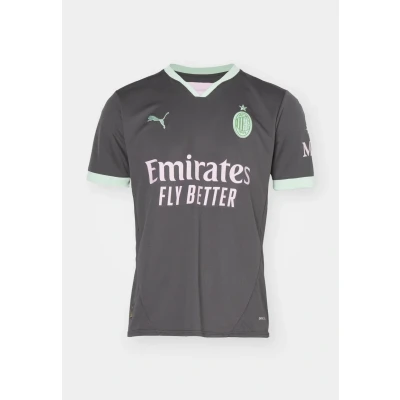 Afbeelding van Puma AC Milan Third Replica Fanartikel, Heren, Maat: Small, Shadow gray/fresh mint