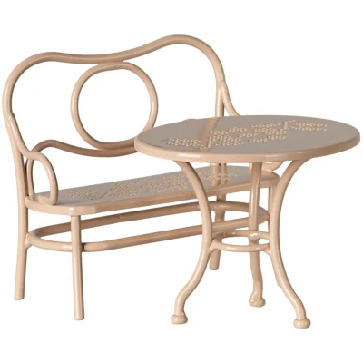 Afbeelding van Maileg Café Set, Muis, Groot Lichtroze