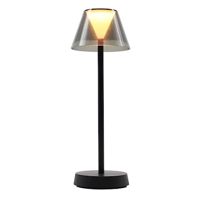 Afbeelding van Draadloze LED tafellamp H34CM BEVERLY BLACK