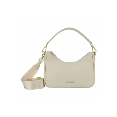Afbeelding van Bogner Leren Schoudertas Pontresina Lora Shoulderbag Cream White Crème