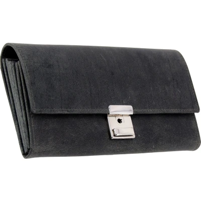 Afbeelding van Alassio Ju 42196 Kelnerportefeuille Hunter Leer Grijs 18,5X9,5 Cm