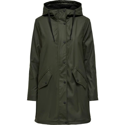 Afbeelding van ONLY Onlsally OTW NOOS Winterjas, Dames, Maat: Small, Rosin/black
