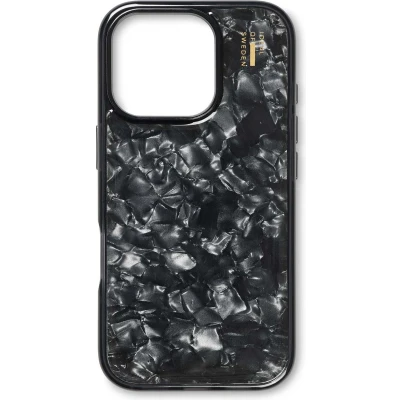 Afbeelding van iDeal of Sweden Hoesje Geschikt voor iPhone 16 Pro Max Pearlized Case Zwart