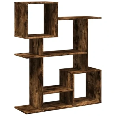 Image de vidaXL Étagère séparatrice de pièce chêne fumé 92x29x112 cm858124