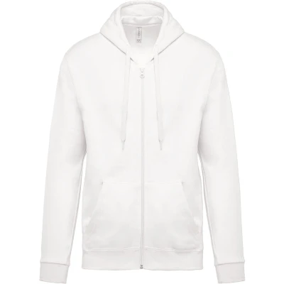Afbeelding van Kariban Sweater met rits en capuchon K479 White