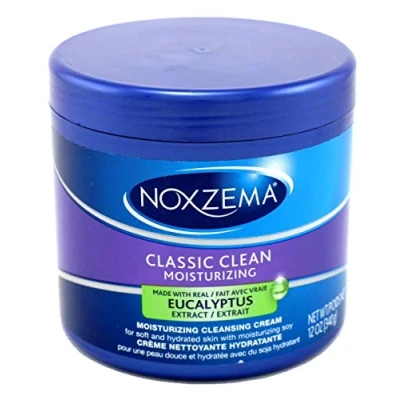 Afbeelding van Noxzema Classic Clean Moisturizing Cleansing Cream Eucalyptus Verwijdert effectief vuil en olie 340 g