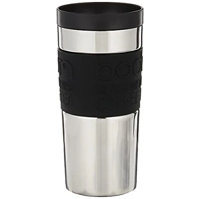 Image de Travel mug en inox avec bouchon à vis Bodum 0,35 L Noir