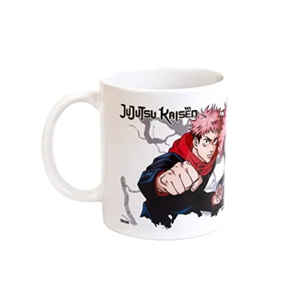 Afbeelding van Grupo Erik Black Jujutsu Kaisen, Anime mok 350 ml officieel gelicentieerde keramische koffie en theemok, cadeau idee geek, verjaardag of Kerstmis