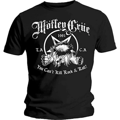 Afbeelding van Motley Crue You Can&#039;t Kill Rock &amp; Roll Heren T shirt XL Zwart