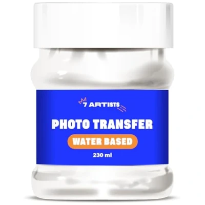 Afbeelding van 7 Artists Foto Transfer Potch 230 ml Gel Medium voor Lijm