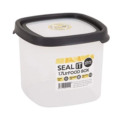Afbeelding van Wham Seal It Vershouddoos Vierkant 1,7 Liter Set van 3 Stuks Grijs