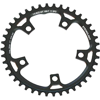 Afbeelding van Stronglight Sram 110 Bcd Kettingblad Zwart 42t