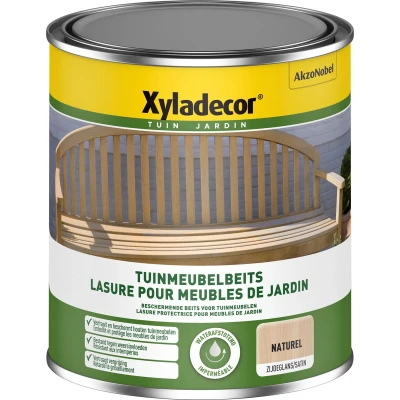 Afbeelding van Xyladecor Tuinmeubelbeits naturel 1 Liter