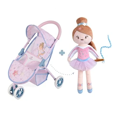Afbeelding van Poppenwagen Decuevas Gala 33 x 48 55 cm Lila 50