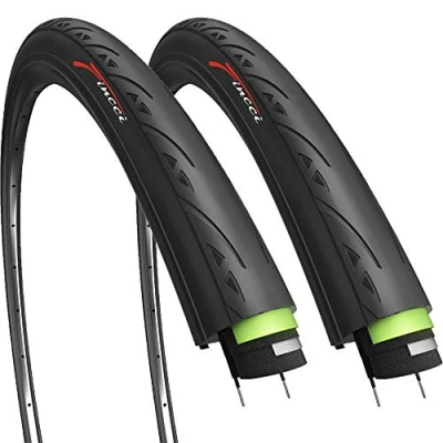 Afbeelding van Paar 700 x 25c 25 622 banden met 3 mm lekbescherming 60 TPI voor fietsen racefiets toerfiets (2 stuks)