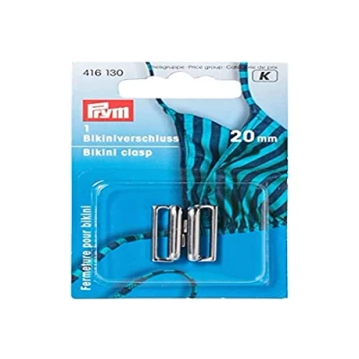 Afbeelding van Clip voor metalen bikini, 20 mm, zilver