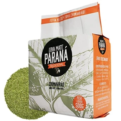 Afbeelding van Yerba Maté Parana Chimarrao 500 g + geschenkmonster (40 g): rijk aan antioxidanten en vitaminen, versnelt de stofwisseling, zonder suiker