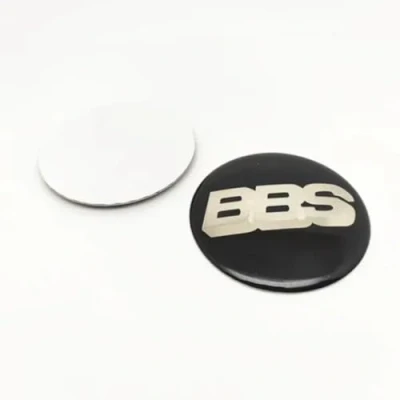 Afbeelding van SANSHAOS Set van 4 naafdoppen voor autowieldoppen met BBS logo, 60 mm, 70 stuks, MM E