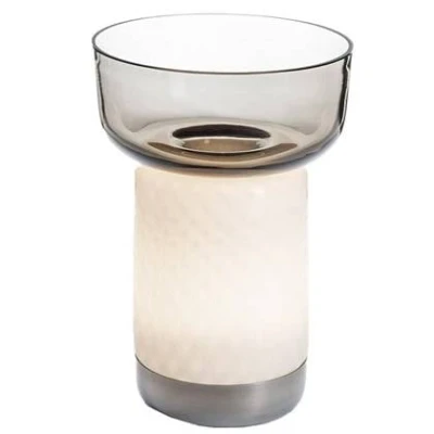 Afbeelding van Artemide Bontà tafellamp met kom LED oplaadbaar grijs