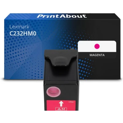Afbeelding van Huismerk Lexmark C232HM0 Toner Magenta Hoge capaciteit