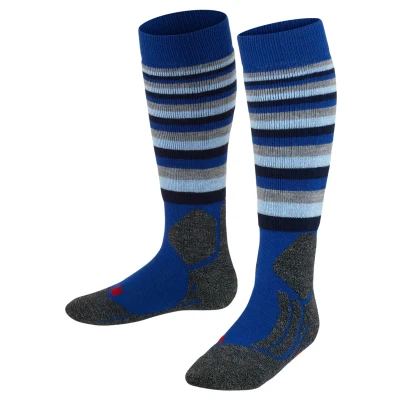 Afbeelding van SK2 Stripe Skisokken Junior Yve 000 23 26 Blauw Ski &amp; Snowboardsokken
