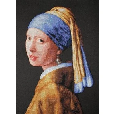 Afbeelding van Luca S Meisje met de Parel Telpatroon