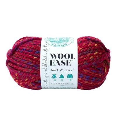 Afbeelding van Lion Brand Yarn Company 640 621 Wool Ease Dhick &amp; Quick Campfire