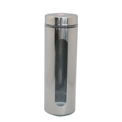 Image de zeller 19948 pot de conservation chromé 10,2 x 30,5 cm 1 500 ml
