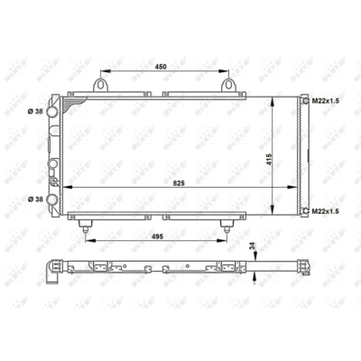 Afbeelding van Radiateur NRF 52152