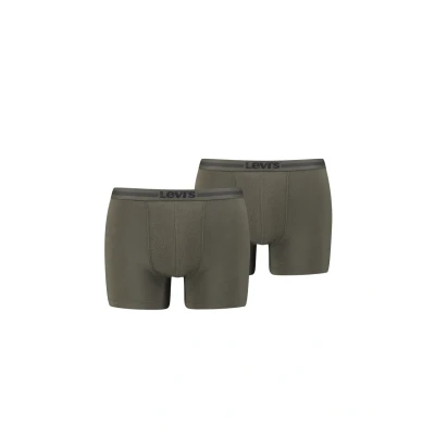 Afbeelding van Levi&#039;s Tencel Retro Boxershorts voor heren, verpakking van 2 stuks, Khaki (stad)