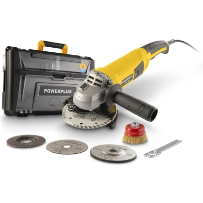 Afbeelding van Powerplus Haakse slijper 1200W POWXBOX015 Ø 125mm 5 acc.