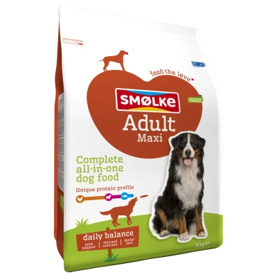 Afbeelding van Smolke Adult Maxi Kip&amp;Lam&amp;Vis Hondenvoer 3 kg