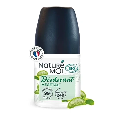 Afbeelding van Naturé Moi Deo Roll on werkzaamheid 24 uur deodorant voor heren met biologische aloë vera en magnesium plantaardige geur 99% natuurlijke oorsprong 50 ml gemaakt in Frankrijk