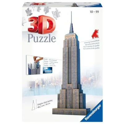 Image de Ravensburger 12553 puzzle 3d building 216 pièces empire state
