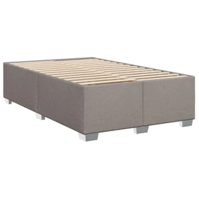 Afbeelding van vidaXL Bedframe stof taupe 120x200 cm