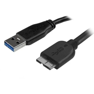 Afbeelding van Kabel USB naar Micro Startech USB3AUB50CMS Zwart