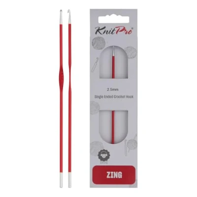 Afbeelding van KnitPro Zing haaknaalden 15cm 2.50mm.