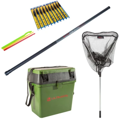 Afbeelding van Ultimate Coarse Fishing Seatbox Set Vissets