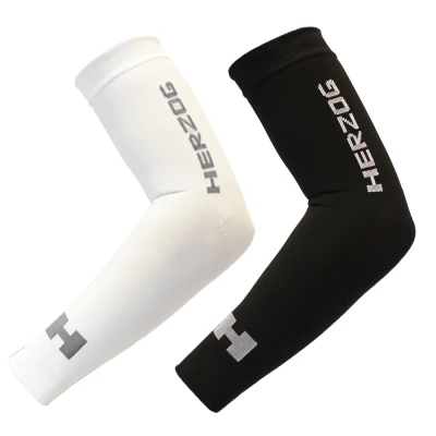 Afbeelding van Herzog PRO Compressie Arm sleeves wit