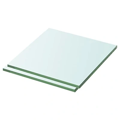 Image de vidaXL Panneaux d&#039;étagère 2 pcs Verre Transparent 30 x cm3051551