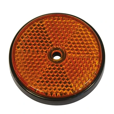 Afbeelding van Carpoint Reflectoren Rond Ø 70mm Oranje 2 Stuks 0413960