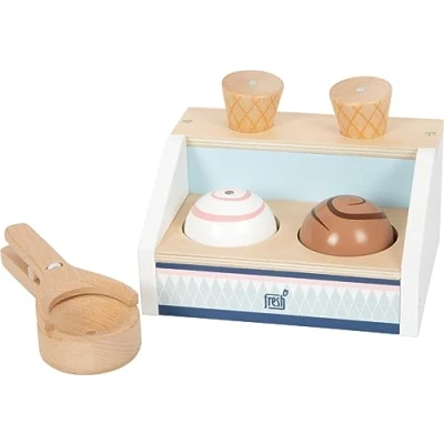 Afbeelding van Small Foot Houten Compacte Ijskraam Fresh, 6dlg.