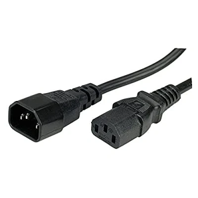 Afbeelding van VALUE stroomverlengkabel, IEC 320 C14 C13, zwart, 1,8 m