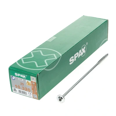 Afbeelding van Spax s Spaanplaatschroef tellerkop discuskop T50 10 x 320mm