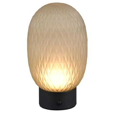 Afbeelding van TRIO FACETTE Tafellamp Groen incl. 1x SMD 1,5 W 4 stappen TOUCH USB aansluiting Oplaadbaar Snoerloos