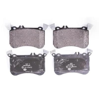 Afbeelding van HELLA 8DB 355 021 771 Remblokkenset Geschikt voor slijtage waarschuwingscontact Met balansgewichten MERCEDES BENZ: A Class, CLA Estate, Coupe