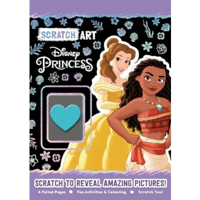Afbeelding van With foiled pages, activities and colouring! Disney Princess: Scratch Art
