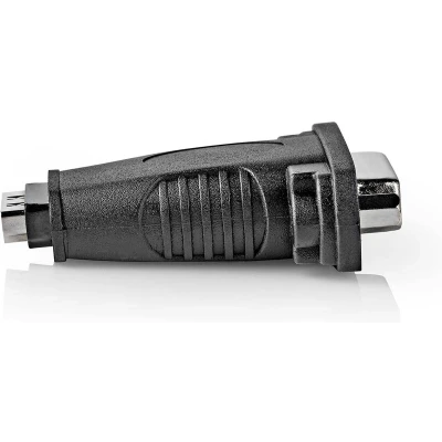 Afbeelding van Nedis HDMI Adapter Input DVI D 24+1 Pins Female Vernikkeld Recht ABS Zwart 1 Stuks Doos