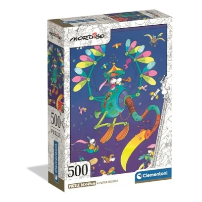 Afbeelding van CLE puzzle 500 Compact Mordillo The Journey 35594