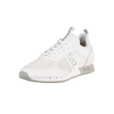 Afbeelding van EA7 Emporio Armani Laces Unisex Sneakers laag, Maat: 43 1/3, White Imitatieleer/ textiel